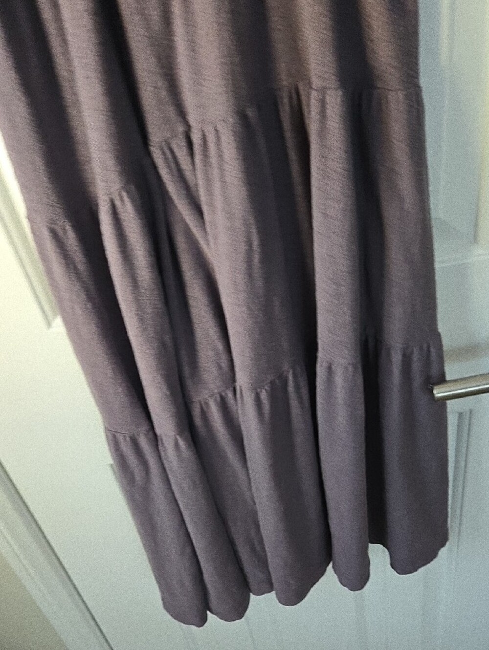 Nation LTD Martine Tiered Maxi Peasant Dress with Smocked Waist-small - Picture 7 of 12